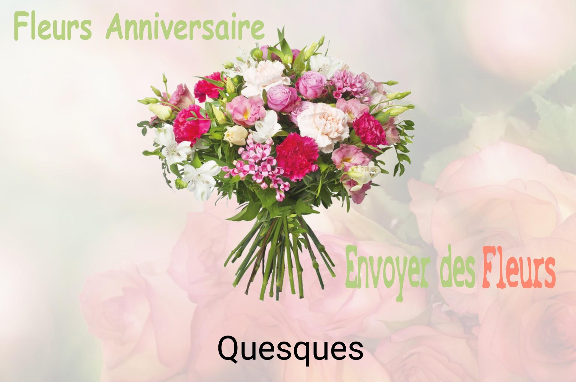 Bouquet de fleurs d’anniversaire livré à Quesques